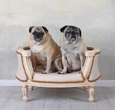 Диван для собак та котів, лежанка для собак, котячий лежак, банкетка, ліжко для собак та котів, диван, стиль барокко, Palazzo Exklusiv