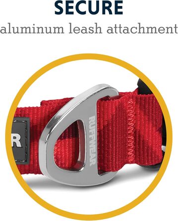 Нашийник Ruffwear Hoopie для маленьких собак, регульований, розмір S (28-36 см), червоний Red Butte