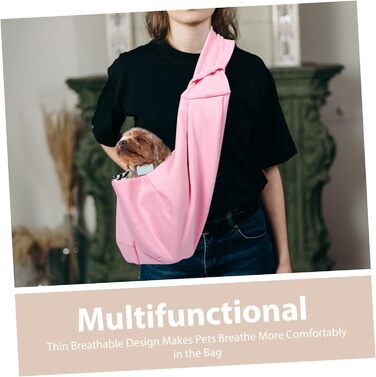 Трансформер для собак і котів FONDOTIN: рожева переноска для подорожей з регульованим ремінцем