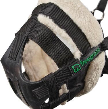Корзина для коней Shires FreeGraze Airflow Weidemaulkorb, чорна, повна