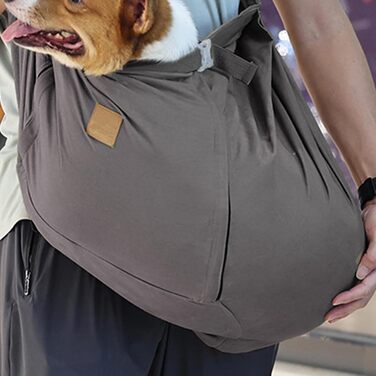 Сумка-переноска для собак – стильна сумочка з дихаючої тканини, регульований ремінь, зручна підставка, великий об'єм, м'яка підтримка | Для прогулянок