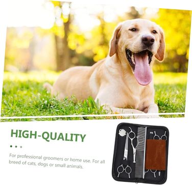 Ножиці для стрижки собак INOOMP з нержавіючої сталі, тример для грумінгу домашніх тварин, професійний інструмент для догляду за шерстю
