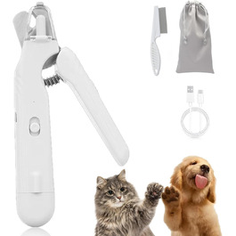 Криворіз для собак та котів 2-в-1 з LED-підсвічуванням – безпечна та зручна догляд за кігтями