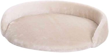 Кругла керамічна миска Nobby STARSYSTEM DE LUXE з бортиком, бежева, 48×10 см