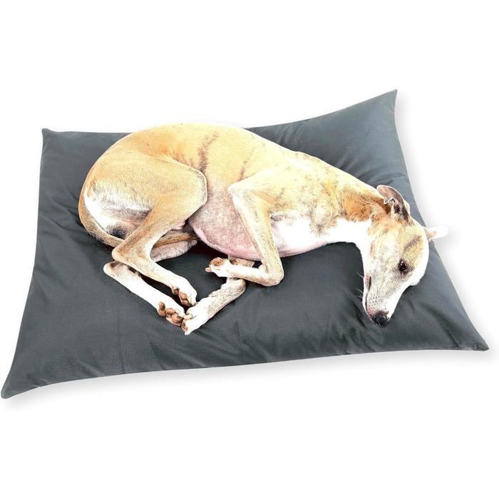 Водонепроникне собаче ліжко 4L Textil ZOE для великих собак, 120x100 см, графіт