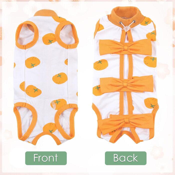 Тільце після кастрації для котів, медичний одяг, хірургічний костюм, одяг для відновлення після операції (Помаранчевий, S)