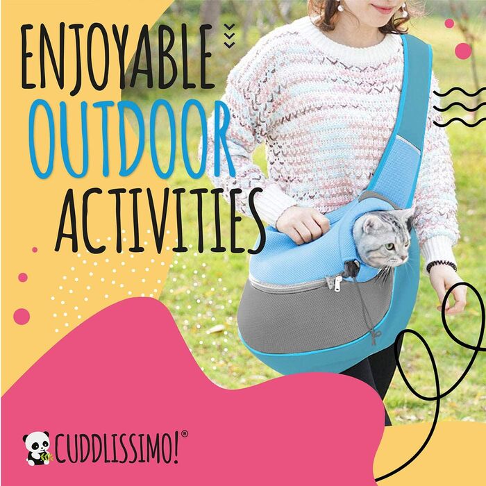 Сумка-переноска для домашніх тварин, м'яка, для собак, котів та цуценят (2,7–4,5 кг), Yorkie, Мальтізе, Чихуахуа. Світло-блакитний колір