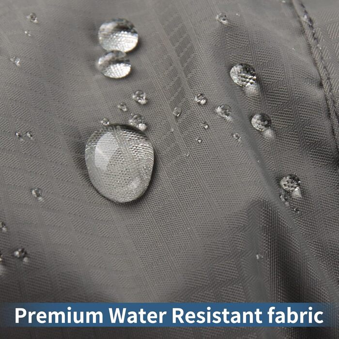 Дощовик для собак середнього розміру JoyDaog Premium з капюшоном, сірий, розмір L. Водонепроникна куртка для активного відпочинку та прогулянок.