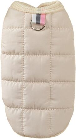 Теплий та вітрозахисний одяг для цуценят на зиму (БЕЖЕВИЙ, XS(старий))