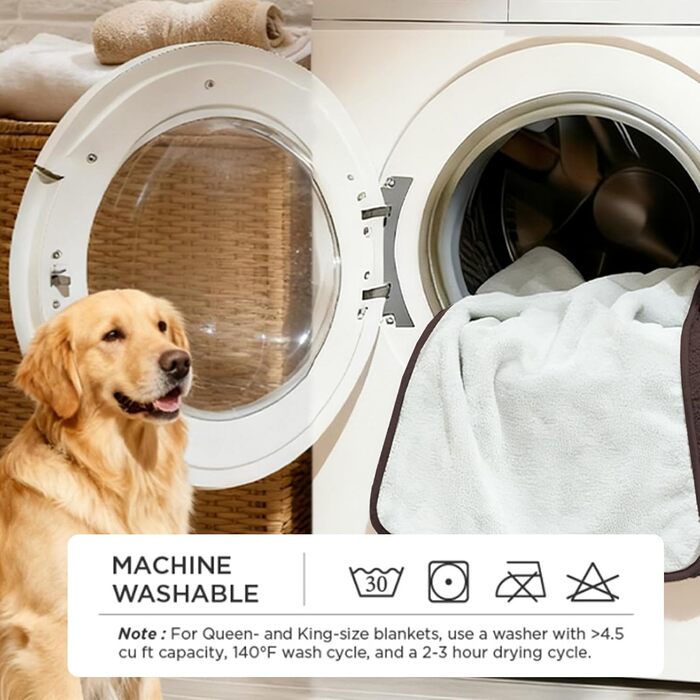 Водонепроникний килимок для собак H.Versailtex, миючий килимок для домашніх тварин, 80x100 см, коричневий