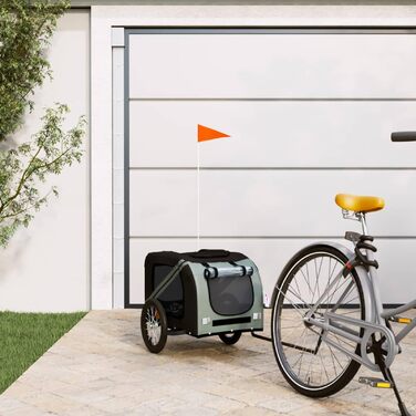 Фаркоп для велосипеда Gecheer для собак, міцний сталевий каркас, оксфордська тканина, дах з ПВХ, для безпечних та комфортних поїздок з домашніми тваринами