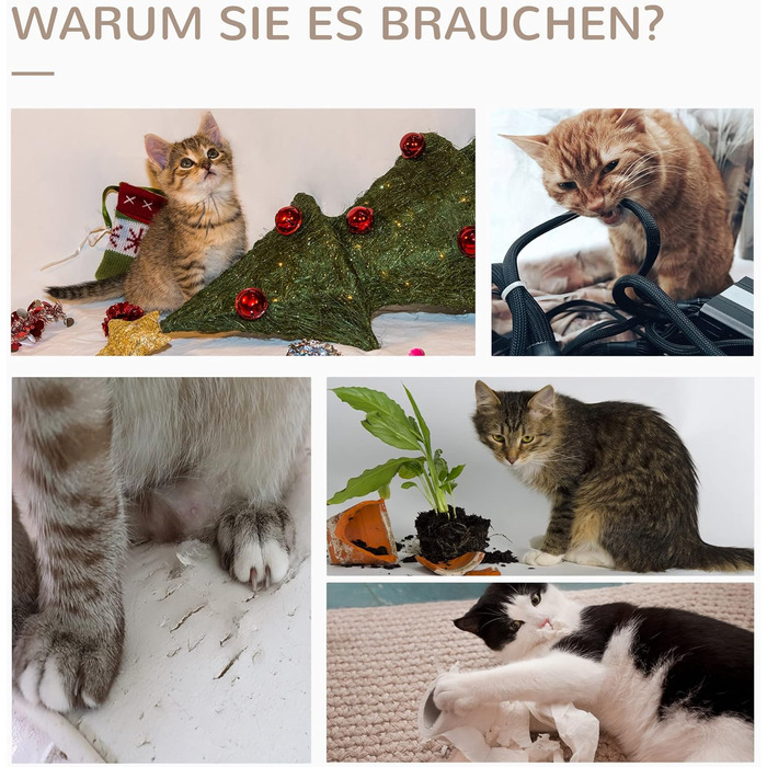 Кігтеточка PawHut для котів середнього розміру, сіра, 79 см: кігтештамб, мотузка, іграшки