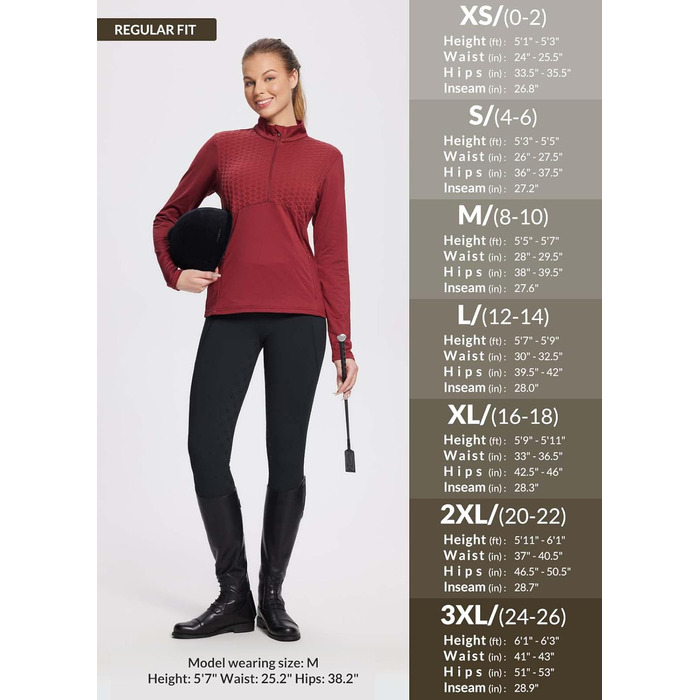 Чорні зимові штани для верхової їзди Baleaf з флісу (повний пояс), з кишенями на блискавці, легінси, розмір L