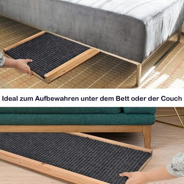 Східці для собак Hunderampe 100 см, складані для авто, котів та собак великих та малих порід, до 100 кг, розмір 100x40x30/40/50/60 см