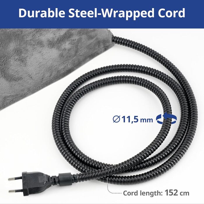 Електричний килимок для кота та собаки NICREW 40x45 см, з захисним кабелем, бежевий, 30 Вт (постійна температура)