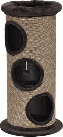 Котячий будиночок-крісло Nanook для великих котів XXL, крізь-будиночок, крізь-будиночок, котячий крізь-будиночок Simba, 105 см, коричневий