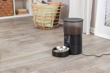 Автоматична годівниця для собак і котів TRIXIE TX-C Smart 3 л, програмована, чорна