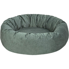 Кругле ліжко для собак Schecker Bensersiel, екологічний матеріал, зелене, діаметр 70 см