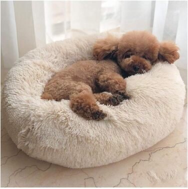 М'яке ліжко для собак Maran Gemütlich: зручне, знімне та миється. Квадратна форма, 70х70х20 см, бежевий колір.