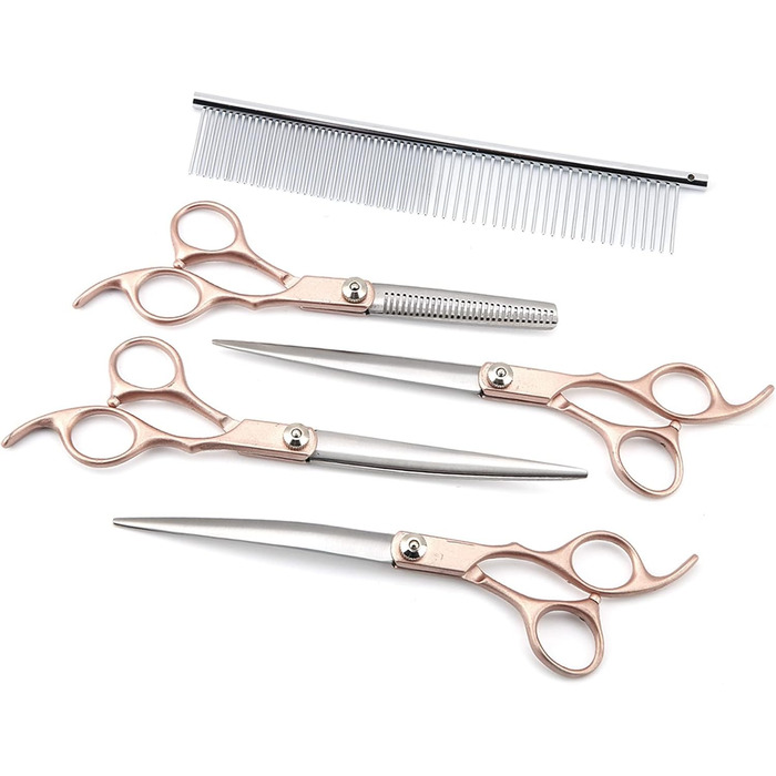 Набір ножиць для витончення шерсті собак Geib (22 шт.) - професійний набір для грумінгу