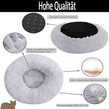 Ортопедична подушка-ліжко для собак XL: м'яка, кутова, з ефектом пам'яті, сіра. Підходить для великих, середніх собак.