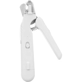 Кусачки для догляду за тваринами з LED-підсвічуванням: собаки та коти. Безпечний інструмент для догляду, запобігає розшаруванню. Для домашнього використання. Професійні кусачки для тварин з LED-підсвічуванням, білий колір