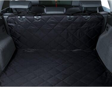 Чохол на сидіння для собак XL, чорний - універсальний, нековзний, водовідштовхуючий, для автомобілів, SUV, пікапів, Jeep, Vans
