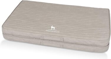 Ортопедичний килимок для собак Knuffelwuff Roanoke: 100 x 80 см, сірий, знімний, миючий, для великих, середніх та малих собак