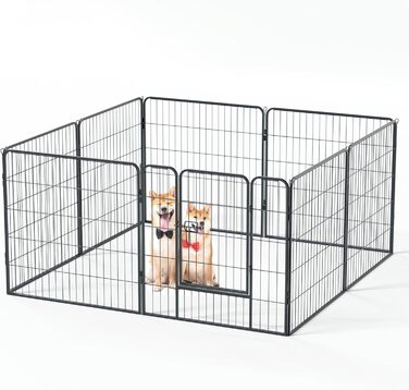 Металевий вольєр для собак та цуценят. Розсувний вольєр-загон для тварин, вигул на вулицю. 12/8 шт.