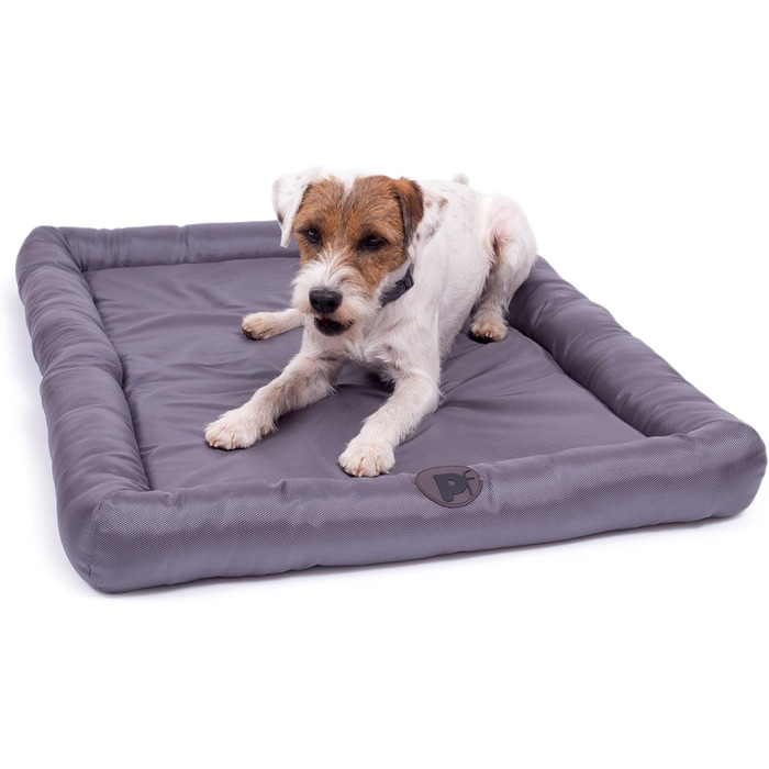 Матрац для собак Petface з memory foam, водовідштовхувальний, 69,5 x 85,5 см (сірий)