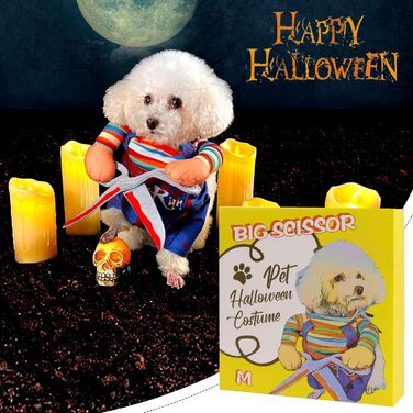 Костюм для собак NACOCO на Хелловін: стильний, регульований, для вечірок та косплею (великий/середній)