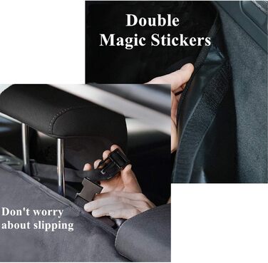 Захист для багажника автомобіля для собак, універсальний, водовідштовхувальний, 185x105x37 см, чорний