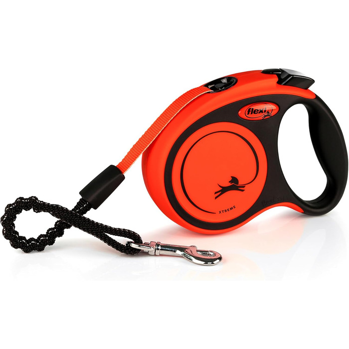 Повідок-рулетка Flexi Xtreme XS, стрічка 3м, помаранчевий