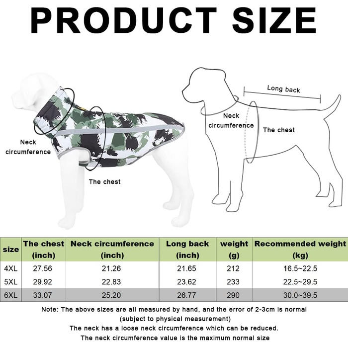 Водонепроникний теплий зимовий одяг для собак 6XL. Куртка для собак, жилет для собачого спорту, одяг для домашніх тварин з отвором для шлейки, світловідбиваючими смугами. Вітронепроникний костюм для собак середнього розміру. Білий, чорний колір.
