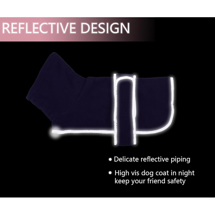 Теплий зимовий одяг для собак - курка для такси, мініатюрного такси, тепла регульована куртка для собак, жилет для собак з отвором для шлейки - XS (довжина спини: 31-33 см), M (довжина спини: 42-45 см), фіолетовий