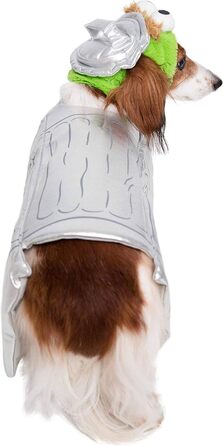 Костюм для собак Pet Krewe Oscar The Grouch, великий, для собак різних розмірів, ідеальний для Хелловіну, Різдва, вечірок, фотосесій, подарунок для любителів собак (срібний, S)