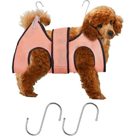 Гамак для тварин Bhoulandi: зручний та дихаючий гамак для котів та собак, армійний зелений, розмір M (S, рожевий)