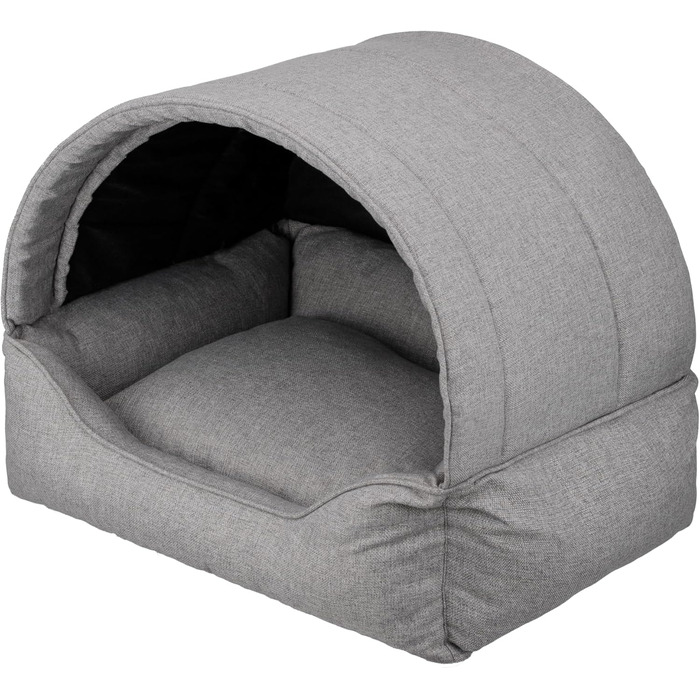 Ліжко для собак з будиночком - ідеальне місце для відпочинку вашого улюбленця! Зручне ліжко-будиночок для собак маленьких та середніх порід. Ліжко-печеринка, переноска, диван для собак. Знімна та пральна наволочка, стабільний каркас. Розмір: 82x58 см, кол