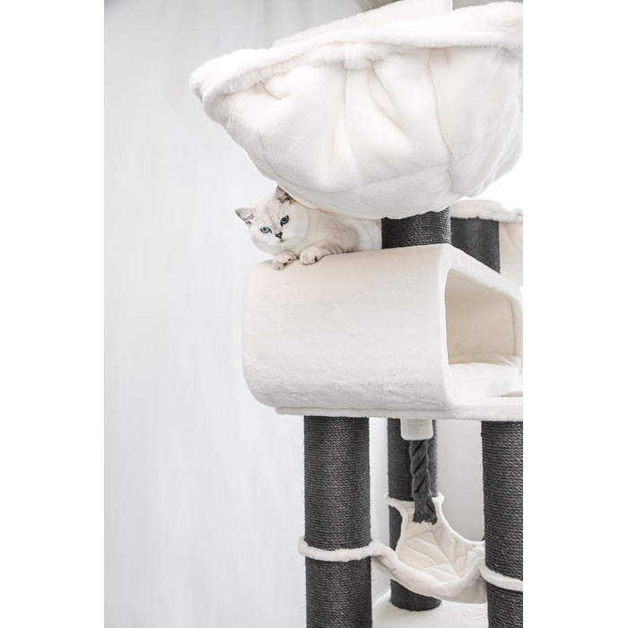 Драбина для котів Petrebels Maine Coon XXL, 210 см, з сизалю, бежева