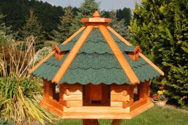 Велика годівниця для птахів XXL 67x45 см, просочена деревина