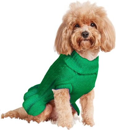 Теплий зручний светр для собак, розмір M, акрил, з коміром-горловиною, для собак маленьких та великих порід, 5,9–7,3 кг