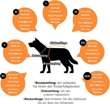Зимовий теплий куртка для собак, непромокаємий, вітрозахисний, з регульованою застібкою, оранжево-чорний (XS, 43.2-50.8 см)