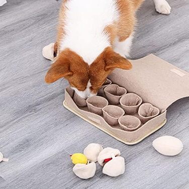 Іграшка для собак OneForUs - інтерактивна килимок для годування, жування та тренування нюху