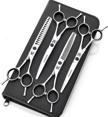 Набір професійних ножиць для грумінгу домашніх тварин, 6 дюймів, нержавіюча сталь, для собак та котів