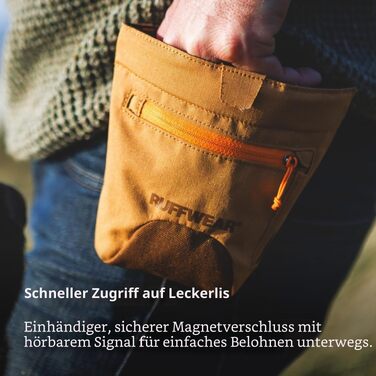 Сумка для ласощів Ruffwear Treat Trader з регульованим поясом, колір Brown Bear (Коричневий ведмідь)