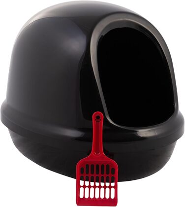 Котлочистка Iris Ohyama PNE-500H біла, велика овальна, без кришки, для котів та кошенят, легке очищення, BPA-free