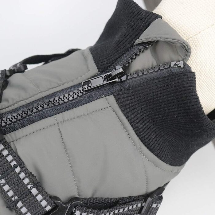 Водонепроникний теплий одяг для собак з інтегрованою шлейкою: куртка, жилет з утеплювачем для малих та середніх собак