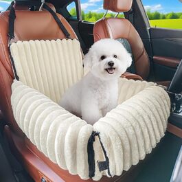 Автомобільне ліжко для собак MIXJOY: комфортне місце на задньому/передньому сидінні, сіре (бежеве)