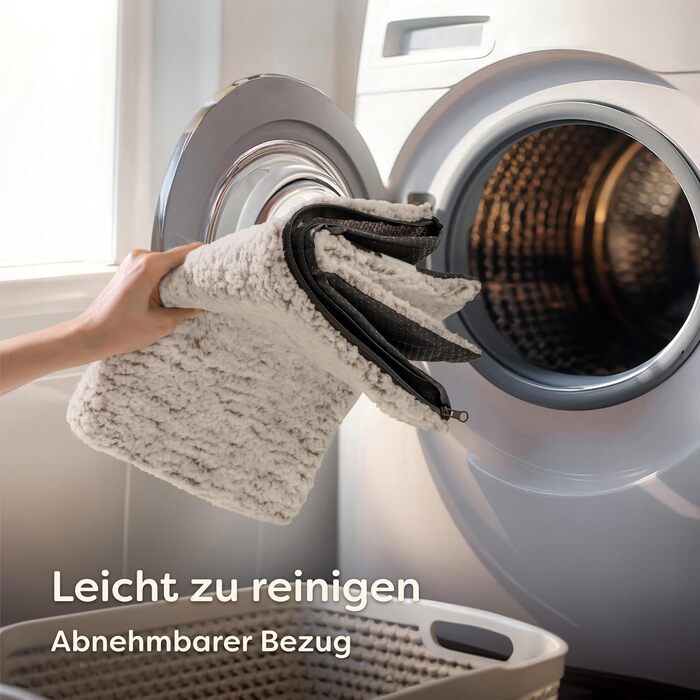 Самогріюча собача ковдра - велика лежанка для собак 90x60 см - знімний, пральний чохол - м'яка, тепла ковдра без електроенергії - з неслизьким дном (колір: коричневий)