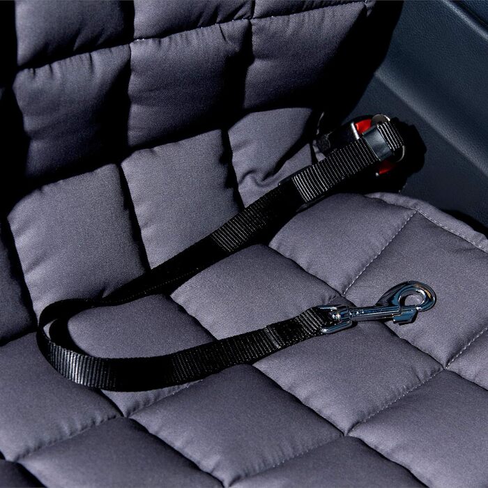 Автокилим на сидіння пасажира Doctor Bark - захисна накидка для авто (сірий)